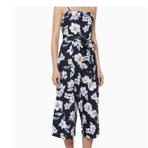 Banana Republic floral jumpsuit